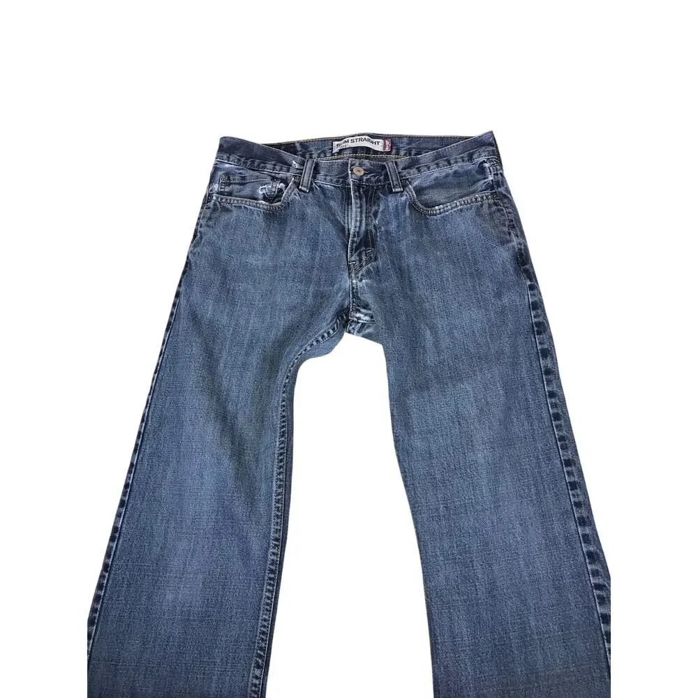 Levi’s 514 Jeans Men’s 32x30 Dark Blue Slim Straight Fit Denim Casual Cotton